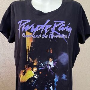 Prince Purple Rain revolution album cover Bravado tee shirt top